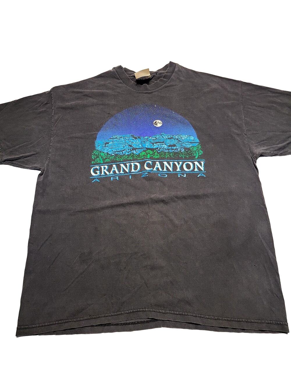 VTG Fred Harvey Trading Grand Canyon Arizona Men's XL Wilderness Made in USA 90s